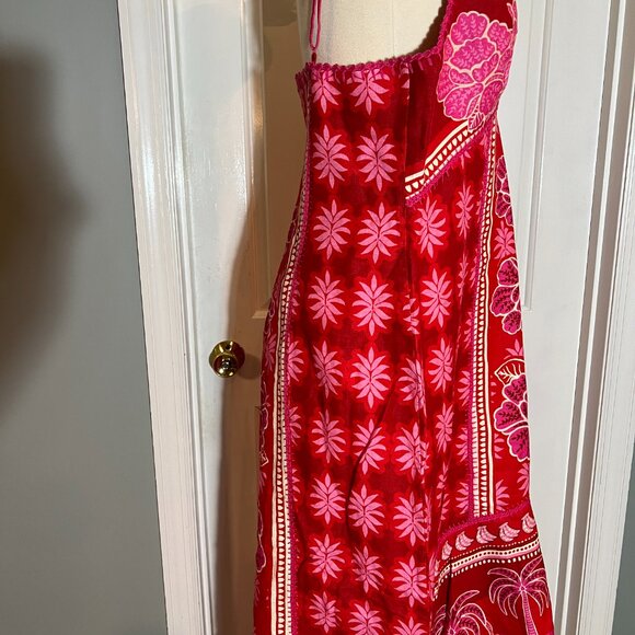 Fauna Pink Toucan Maxi Dress main image 0